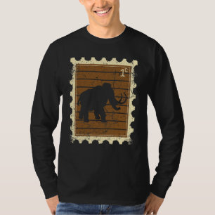 Briefmarke mit einem Mammut T-Shirt