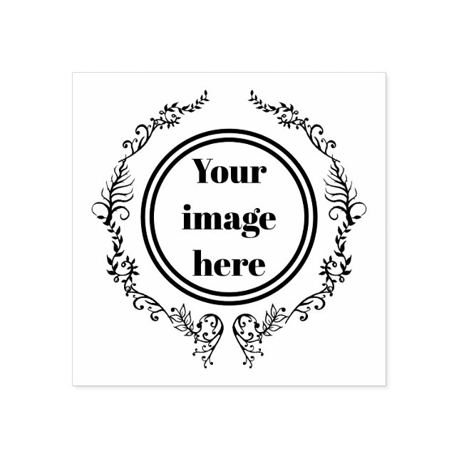 Briefmarke mit kundenspezifischem Logo Gummistempel (Prägung)