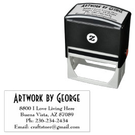 Briefmarke mit personalisierter Adresse Permastempel