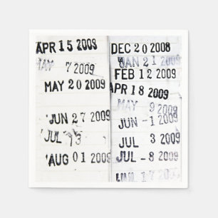 Briefmarke Napkins Serviette