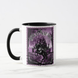 Briefmarke Night Castle Tasse