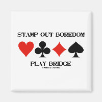 Briefmarke Out Langeweile Play Bridge (Card Anzug)
