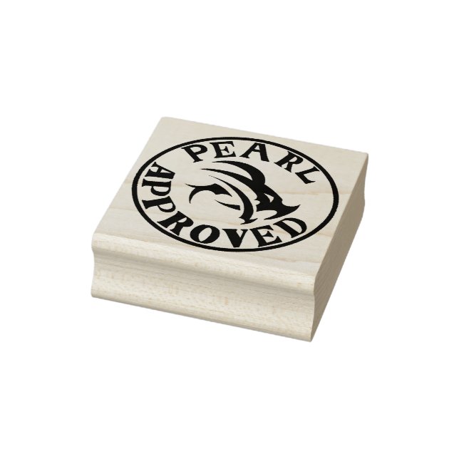 Briefmarke "Pearl Approved" Gummistempel (Stempel)
