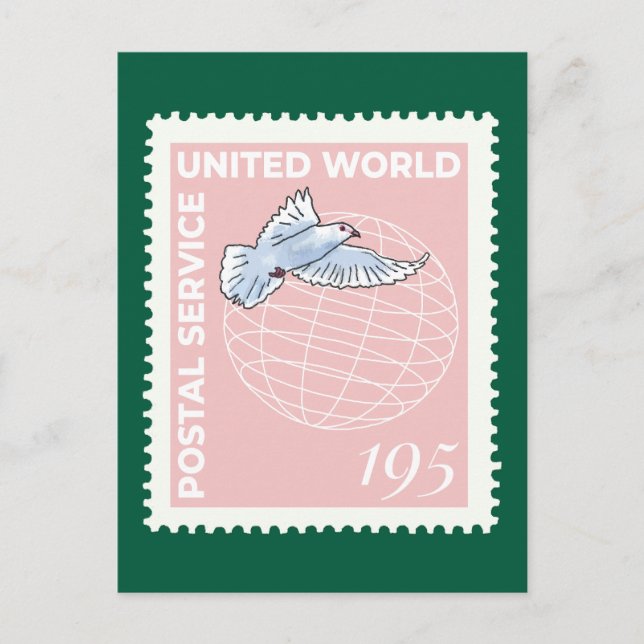 Briefmarke -  postkarte (Vorderseite)