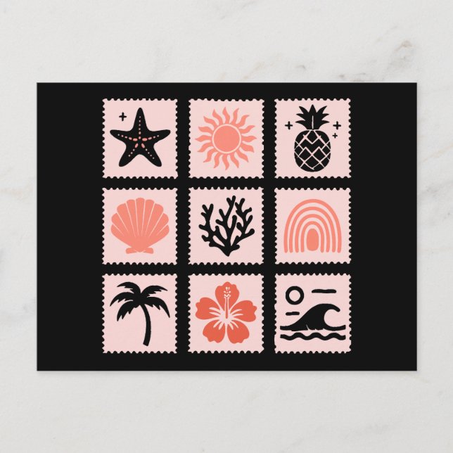 Briefmarke Postkarte (Vorderseite)