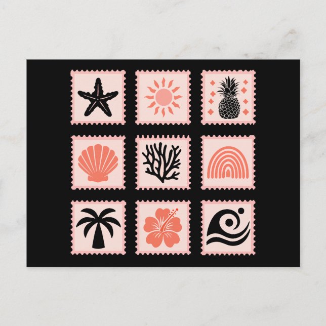 Briefmarke Postkarte (Vorderseite)