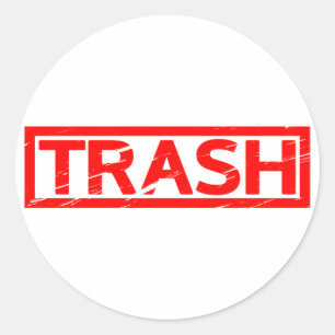 Briefmarke Runder Aufkleber