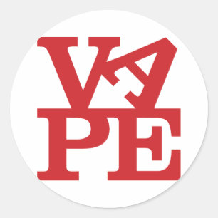 Briefmarke Runder Aufkleber