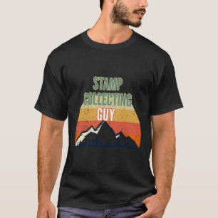 Briefmarke Sammeln von Geschenken für Männer Brief T-Shirt