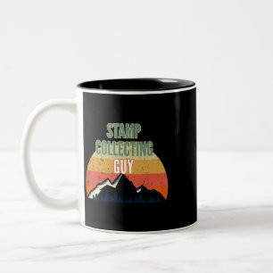 Briefmarke Sammeln von Geschenken für Männer Brief Zweifarbige Tasse
