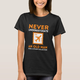 Briefmarke sammelt Briefmarke Sammler und Philatel T-Shirt