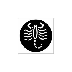 Briefmarke "Scorpio" Gummistempel