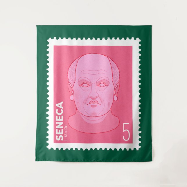 Briefmarke Seneca -   Wandteppich (Vorderseite)