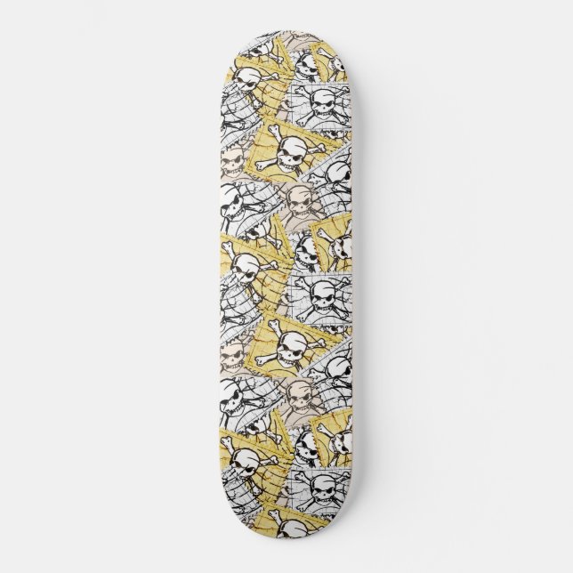Briefmarke Skull Skateboard (Vorderseite)