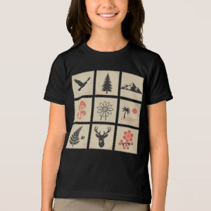 Briefmarke Tri-Blend Shirt