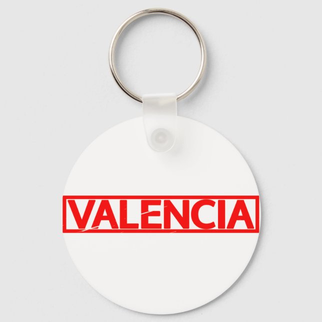 Briefmarke Valencia Schlüsselanhänger (Vorderseite)