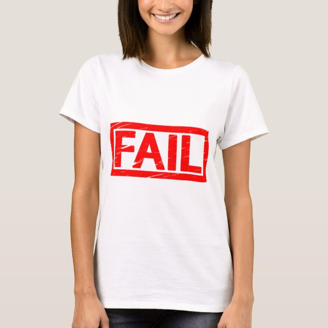 Briefmarke versagt T-Shirt (Vorderseite)