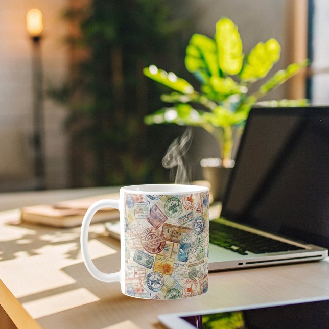 Briefmarke Vintag Kaffeetasse (Von Creator hochgeladen)