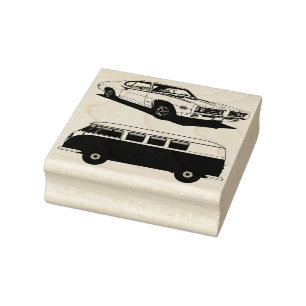 Briefmarke von Autos Gummistempel