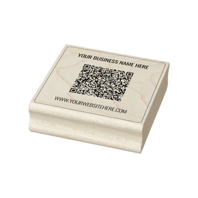 Briefmarke von benutzerdefinierten QR-Code Scan-In Gummistempel (Stempel)