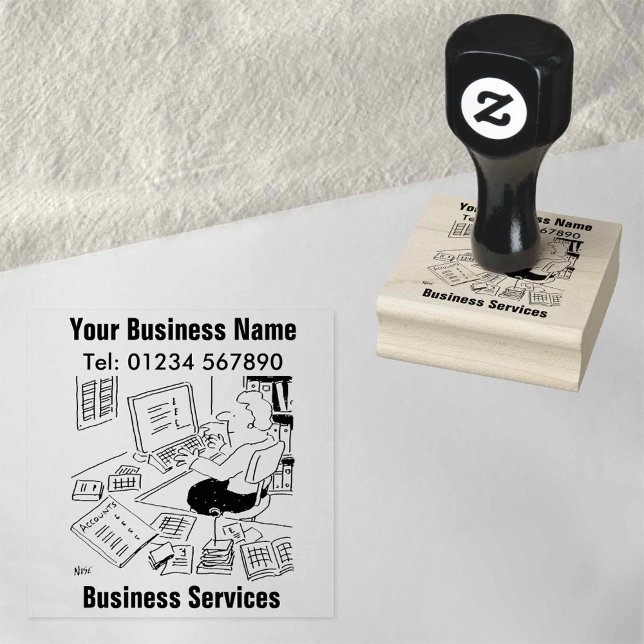 Briefmarke von Business Services Gummistempel (Von Creator hochgeladen)