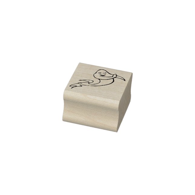 Briefmarke von Ghost-Illustrationen Gummistempel (Stempel)