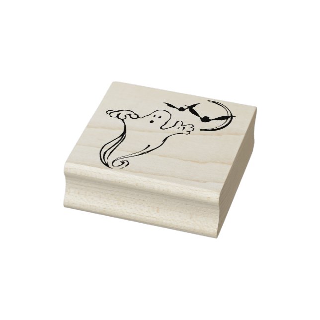 Briefmarke von Ghost und Fledermäusen Gummistempel (Stempel)