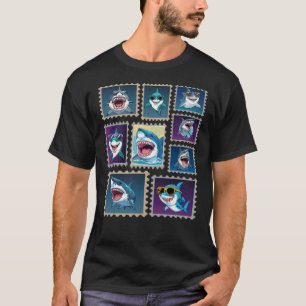 Briefmarke von Haien 1 T-Shirt
