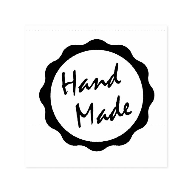 Briefmarke von Hand Permastempel (Design)