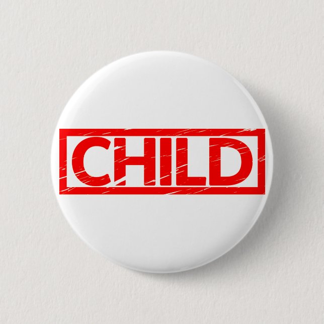 Briefmarke von Kindern Button (Vorderseite)