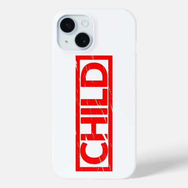 Briefmarke von Kindern Case-Mate iPhone Hülle (Rückseite)