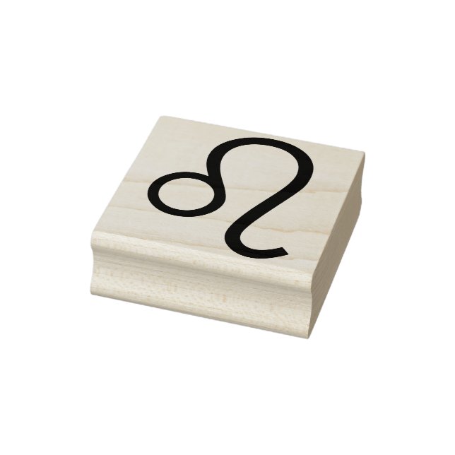 Briefmarke von Leo-Symbolen Gummistempel (Stempel)