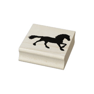 Briefmarke von Pferdehengsten Gummistempel