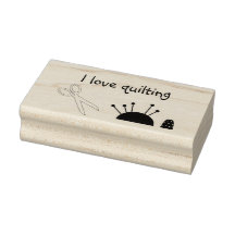Briefmarke von Quilting oder Nähen