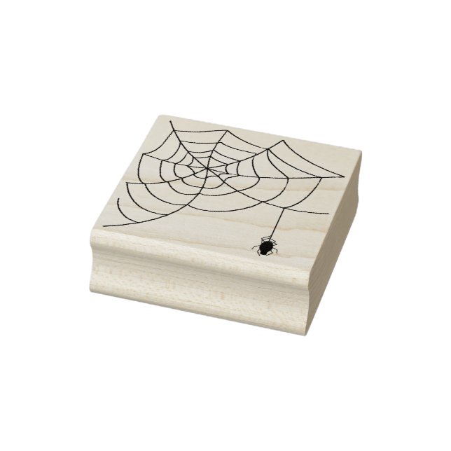 Briefmarke von Spider und Web 5 Illustration Gummistempel (Stempel)