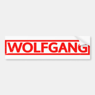 Briefmarke Wolfgang Autoaufkleber