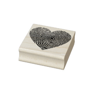 Briefmarke zum Fingerabdruck Gummistempel