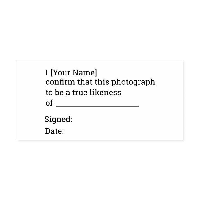 Briefmarke zum Führen eines Führerscheins - Foto Permastempel (Design)