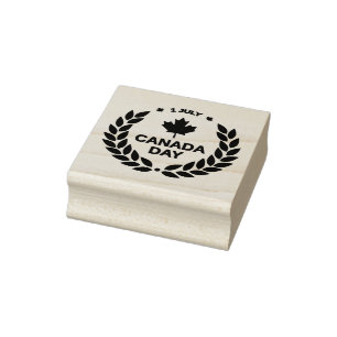 Briefmarke zum kanadischen Tag Gummistempel