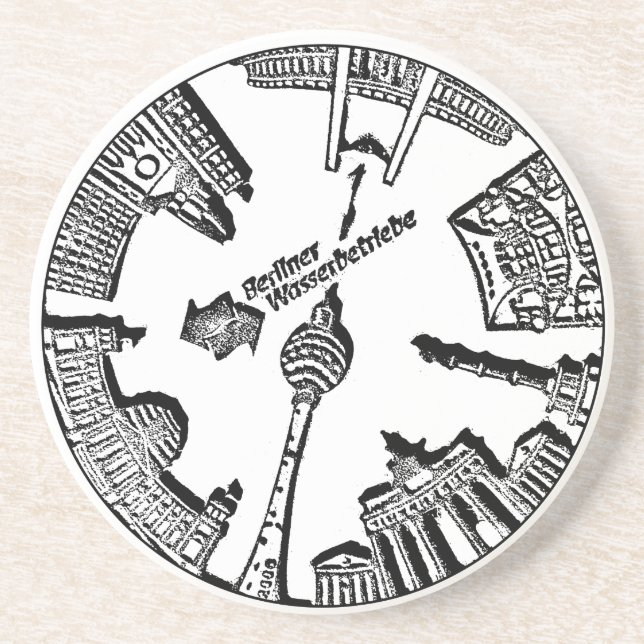 Briefmarken-Entwurf Getränkeuntersetzer (Vorne)