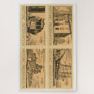 Briefmarken-Puzzle der Vereinigten Staaten Puzzle