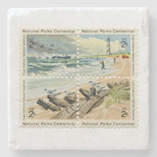 Briefmarken-Steinkoster der Vereinigten Staaten Steinuntersetzer