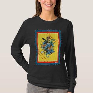 Briefmarkenschlangen Ball verschiedene Schlange T-Shirt