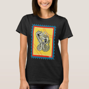 Briefmarkenschlangen Klapperschlange Schlange T-Shirt