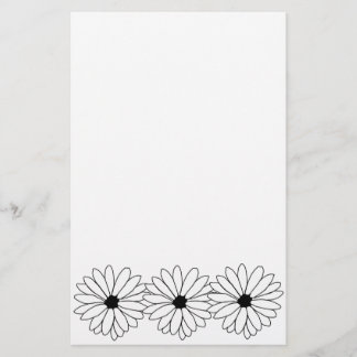 Briefpapier-Gerade für Kind-Farbe Ihre Eigen-Blume Briefpapier