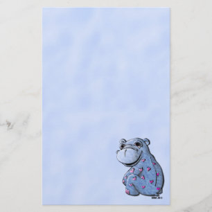 Briefpapier - Haley Flusspferd