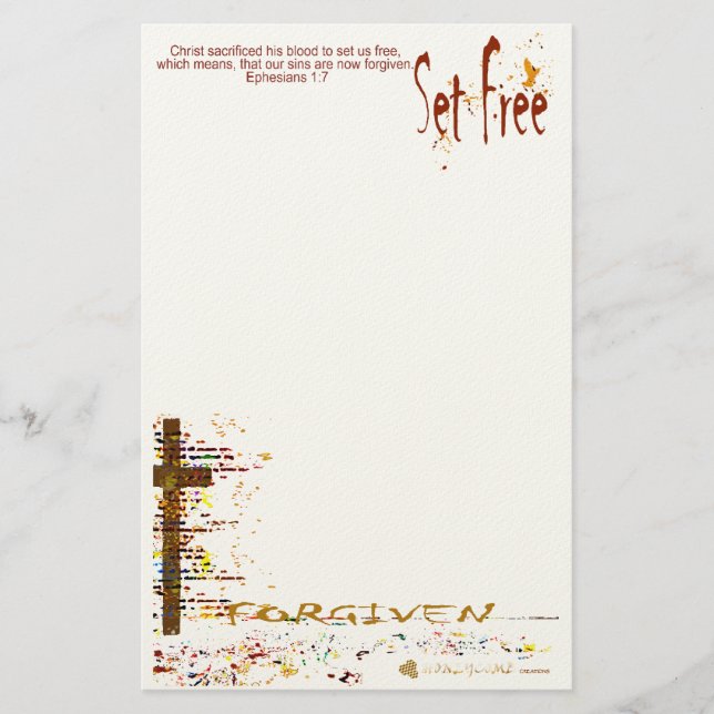 BRIEFPAPIER Set frei u. verziehen (Vorderseite)