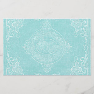 Briefpapier-Vintages Bucheinband-eisiges Briefpapier