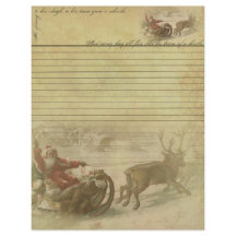 Briefpapier von Old World Santa - Brief von Santa