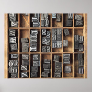 Briefpresse Metallplakat Poster